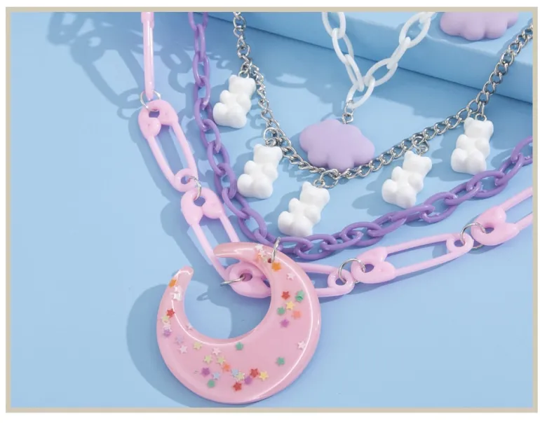 Candy Moon Decora Necklace