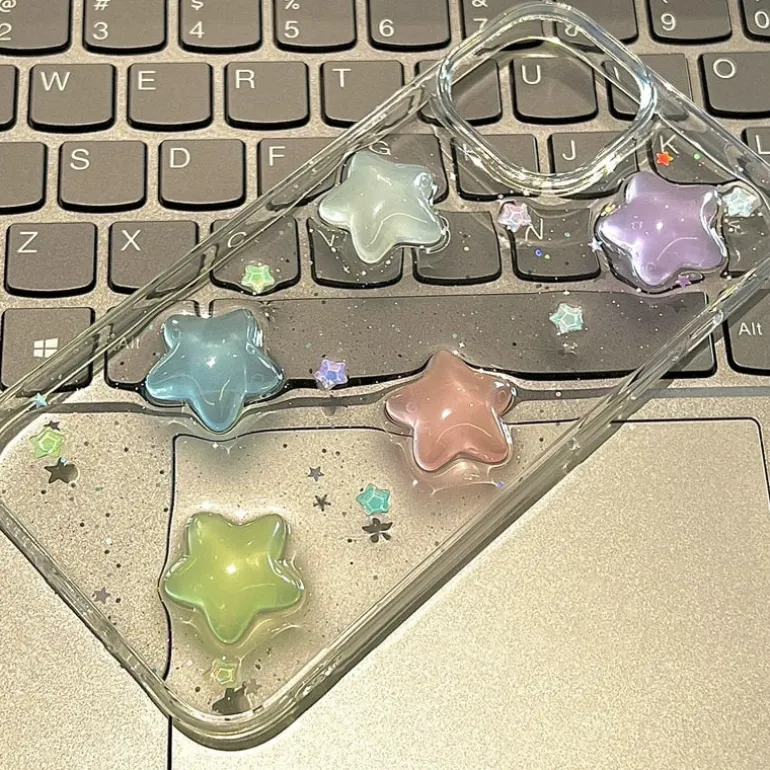Candy Star Glow In The Dark iPhone Case