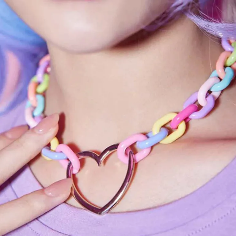 Candycore Heart Choker