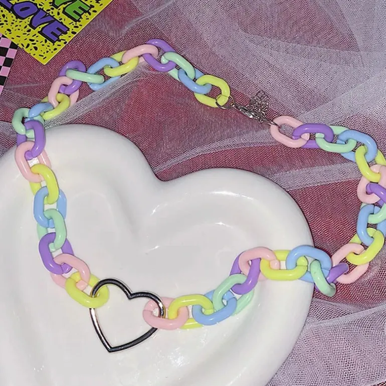 Candycore Heart Choker