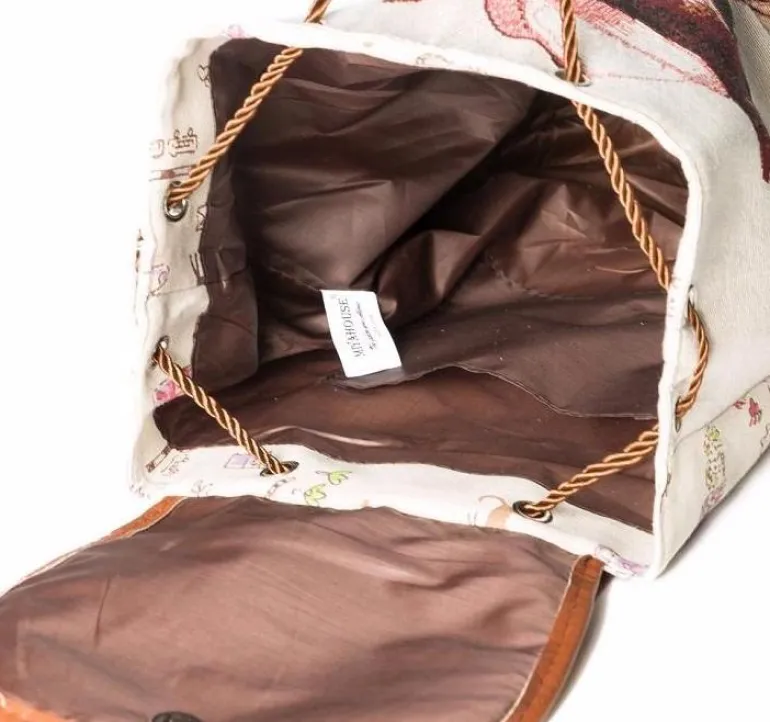 Canvas Kitten Rucksack
