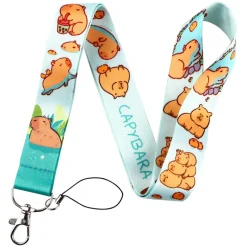 Capybara Lanyard & Card Holder
