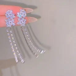 Cascading Flower Jewelry Set