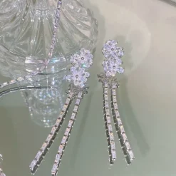 Cascading Flower Jewelry Set
