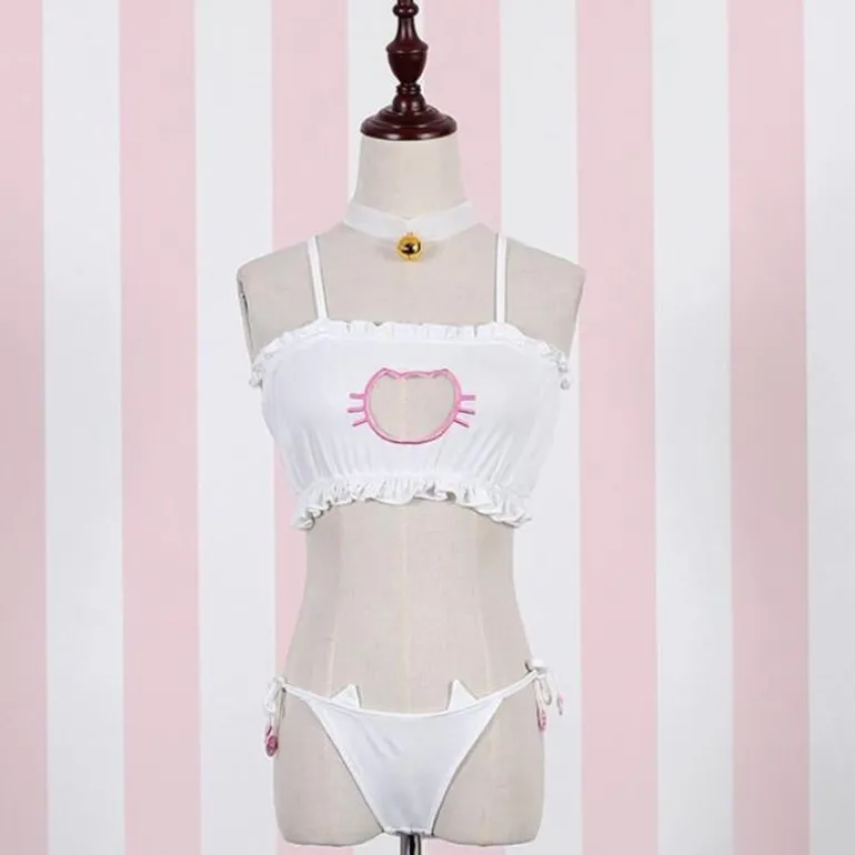 Cat Cosplay Full Lingerie Set