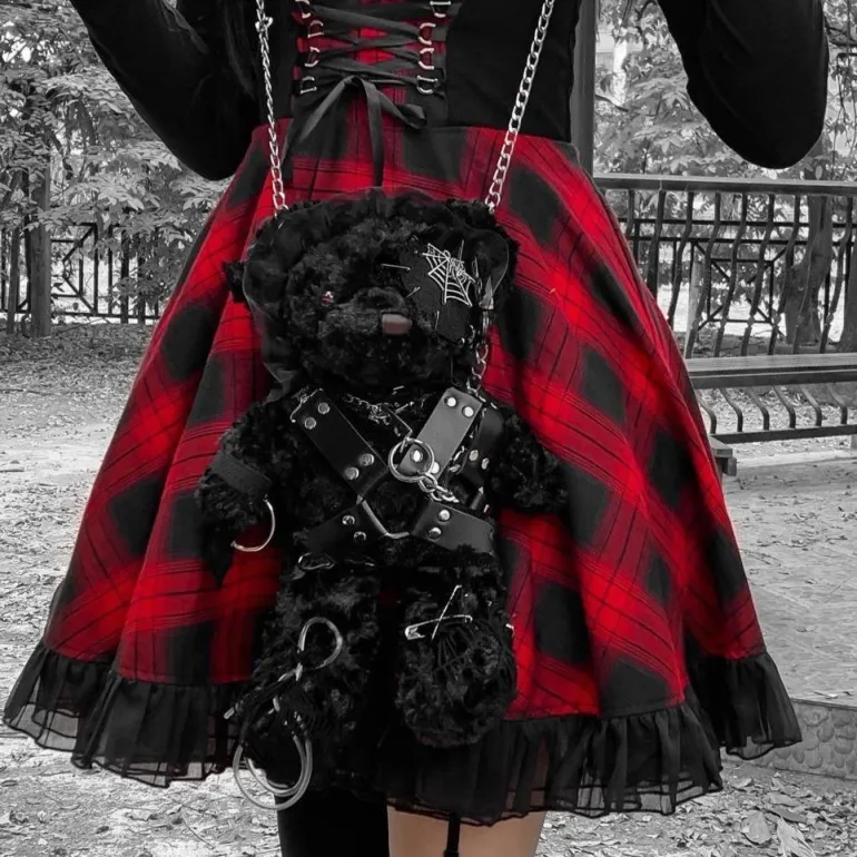 Chained Bear Messenger Bag