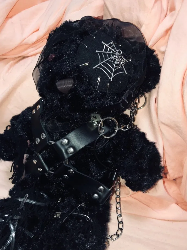 Chained Bear Messenger Bag