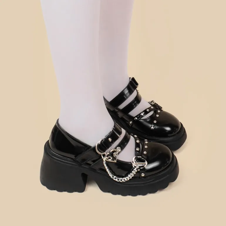Chained Up Mary Janes