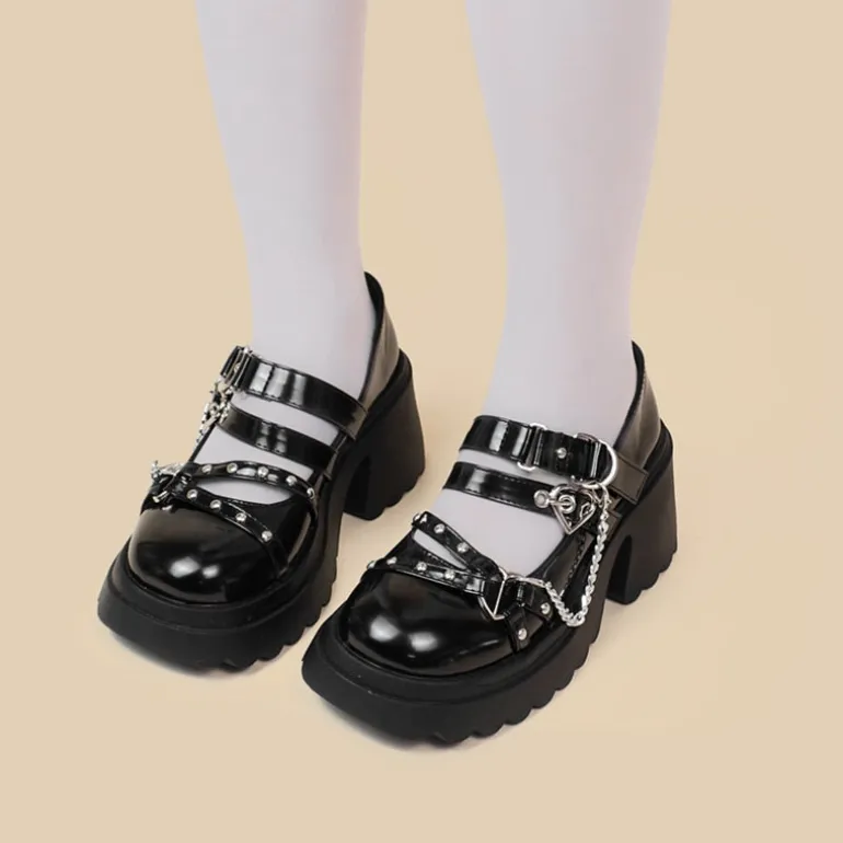 Chained Up Mary Janes