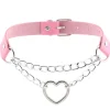 Chained Valentine Choker (15 Colors)