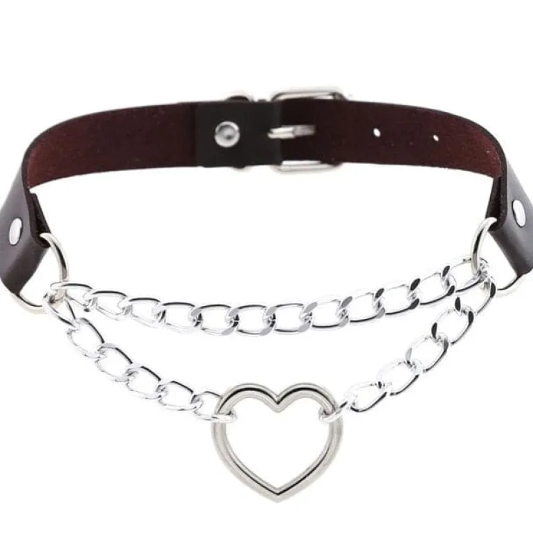 Chained Valentine Choker (15 Colors)