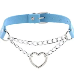Chained Valentine Choker (15 Colors)