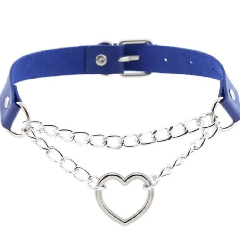 Chained Valentine Choker (15 Colors)