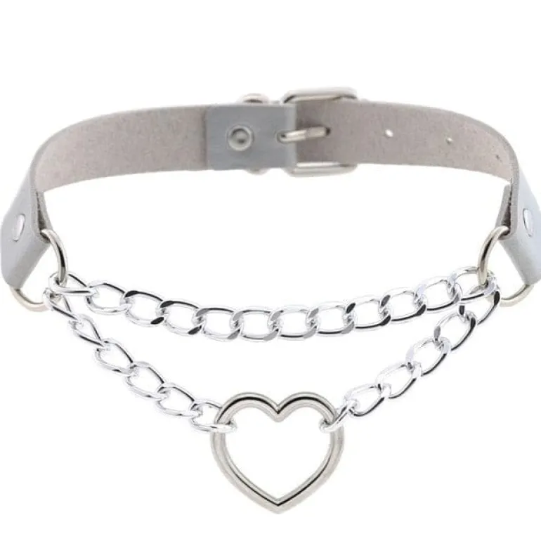 Chained Valentine Choker (15 Colors)