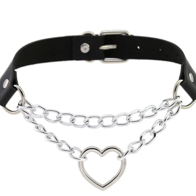 Chained Valentine Choker (15 Colors)