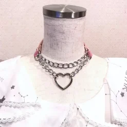 Chained Valentine Choker (15 Colors)