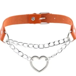 Chained Valentine Choker (15 Colors)