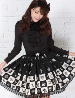 Checkered Chess Skirt