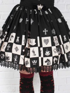 Checkered Chess Skirt