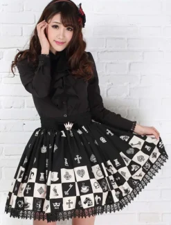 Checkered Chess Skirt