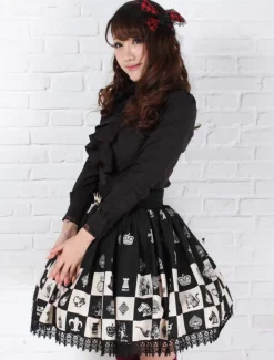 Checkered Chess Skirt