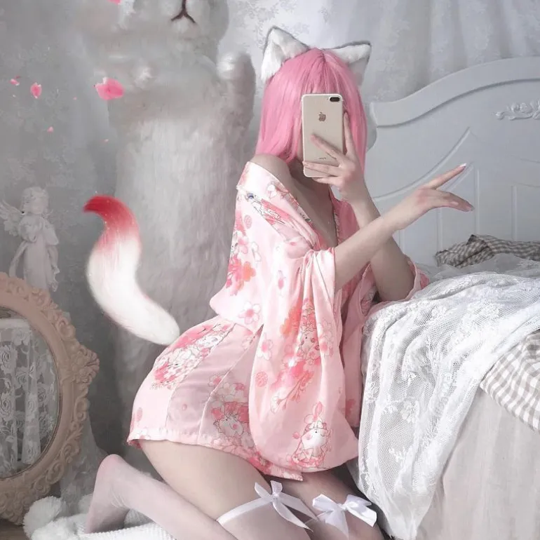 Cherry Blossom Kimono