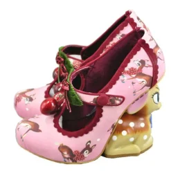 Cherry Deer Pumps