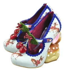 Cherry Deer Pumps
