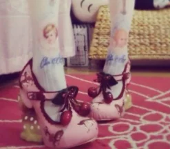 Cherry Deer Pumps