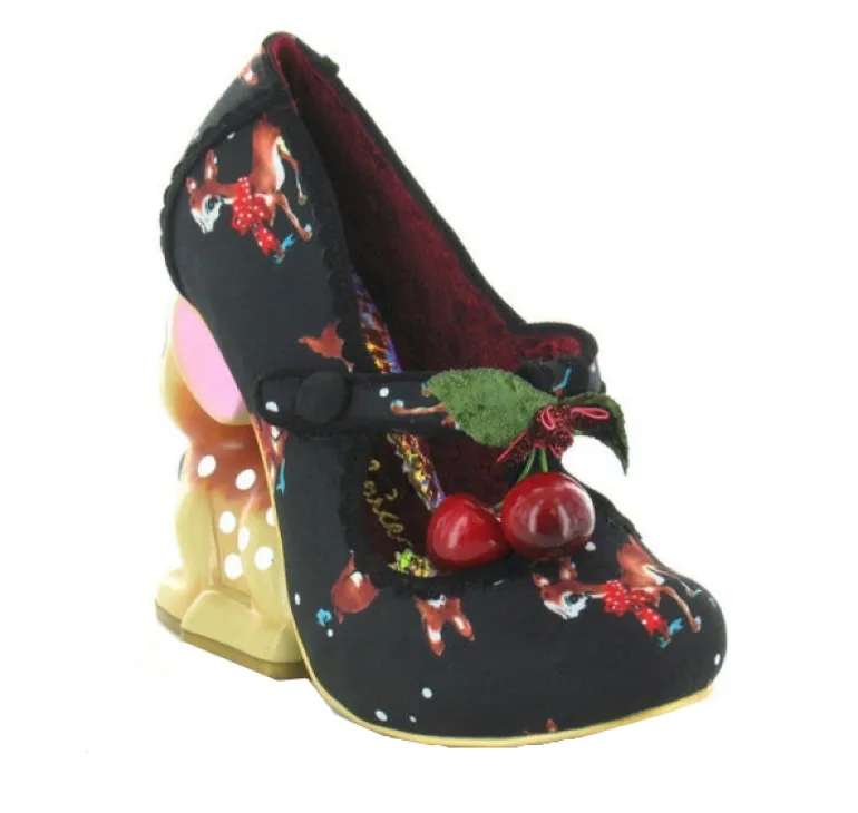 Cherry Deer Pumps