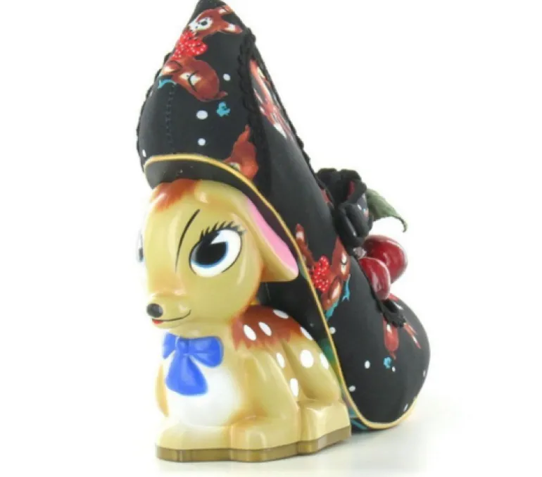 Cherry Deer Pumps