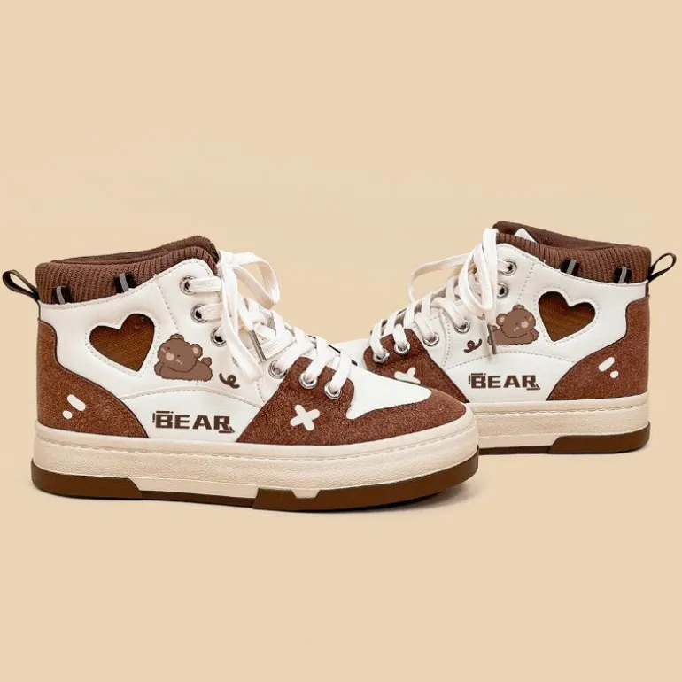 Chocolate Bear Sneakers