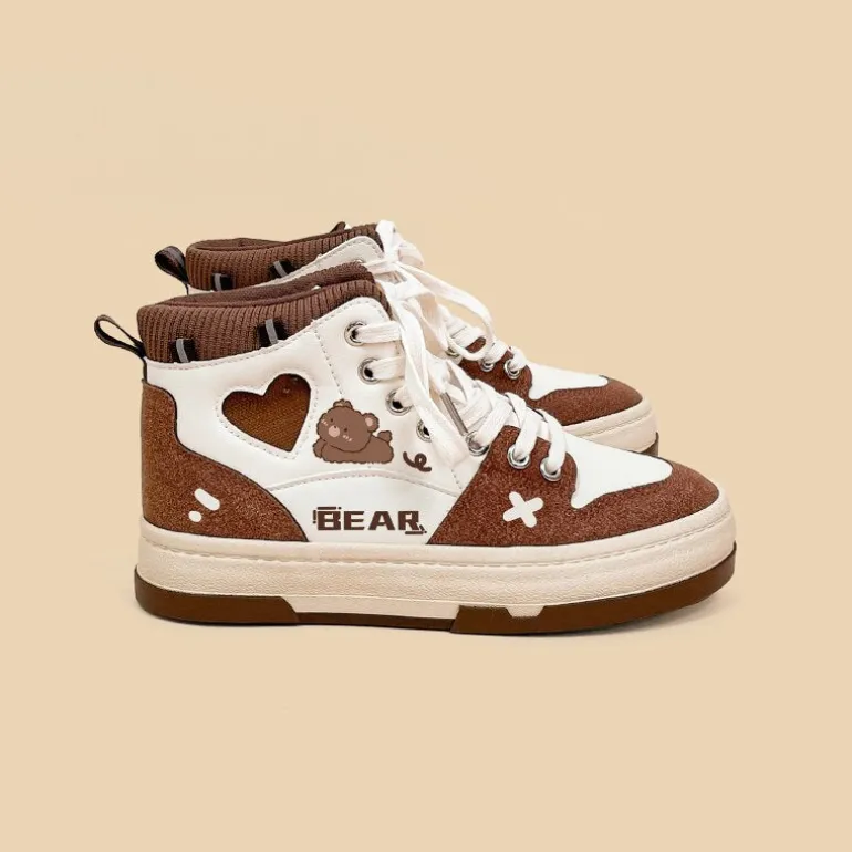 Chocolate Bear Sneakers