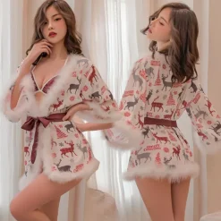 Christmas Eve Bathrobe Set