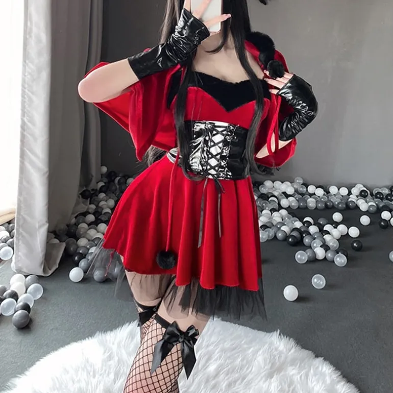Christmas Red Riding Hood Outfit
