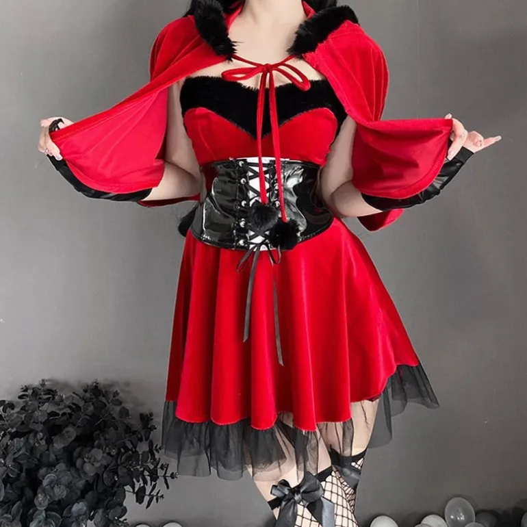 Christmas Red Riding Hood Outfit