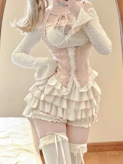 Cinched & Pretty Babydoll Outfit