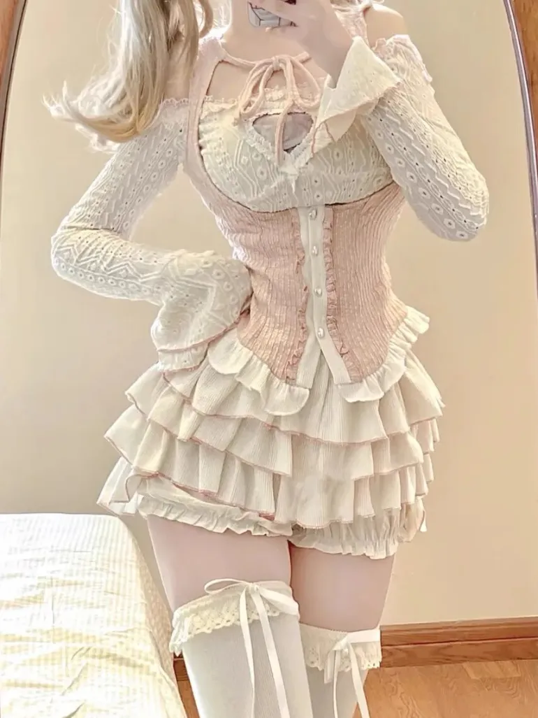 Cinched & Pretty Babydoll Outfit