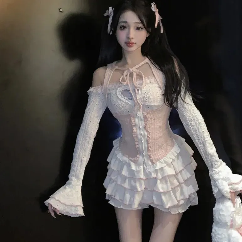 Cinched & Pretty Babydoll Outfit