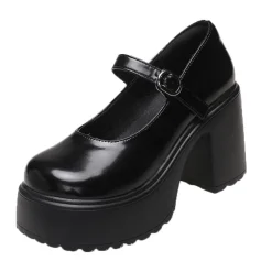 Classic Mary Jane Platform Shoes