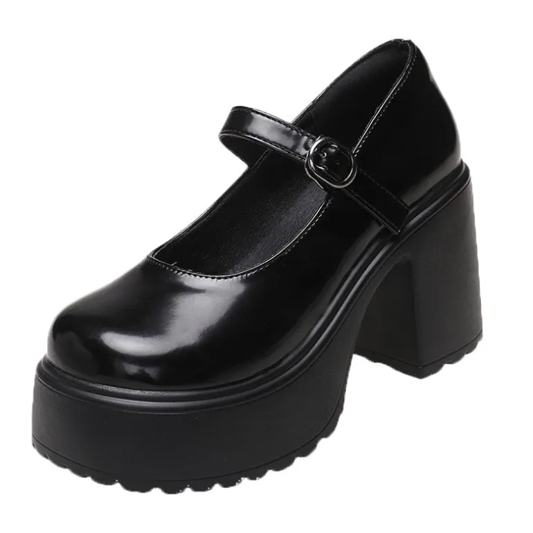 Classic Mary Jane Platform Shoes