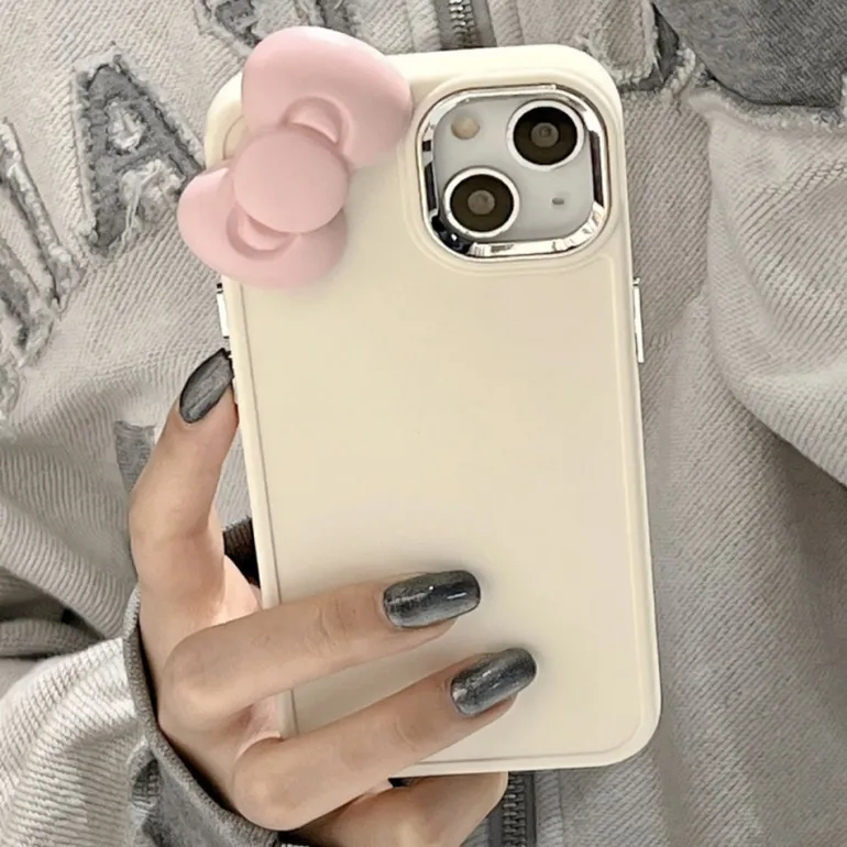 Classic Pink Bow iPhone Case