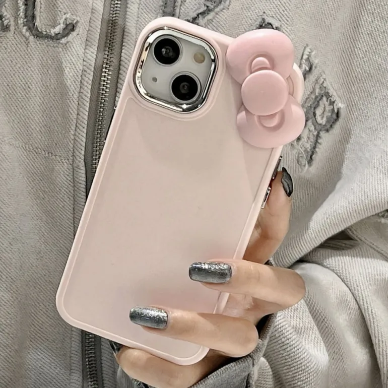 Classic Pink Bow iPhone Case