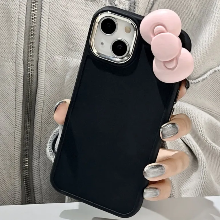 Classic Pink Bow iPhone Case