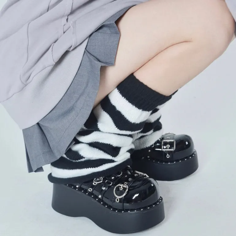 Classic Striped Leg Warmers