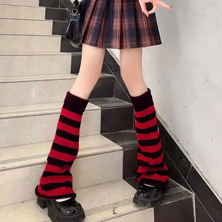 Classic Striped Leg Warmers