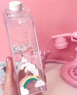 Clear Milk Carton Bottle