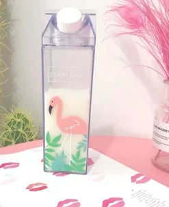Clear Milk Carton Bottle