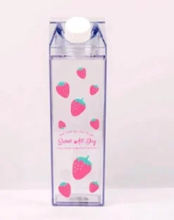 Clear Milk Carton Bottle