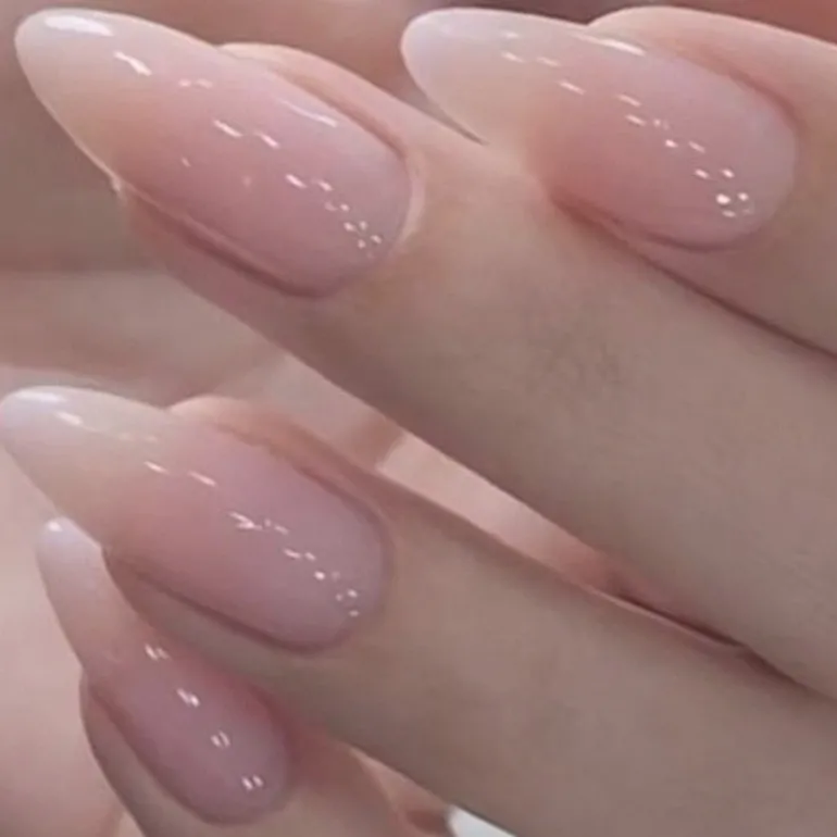Clear Neutral Tone Press On Nails